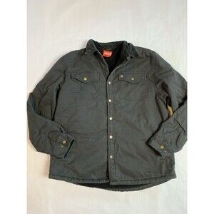 Coleman Charcoal Button-Up Shirt Jacket